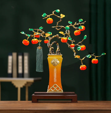 Brass persimmon Everything goes well Home crafts