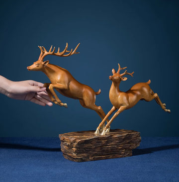 Auspicious Deer brass Home crafts