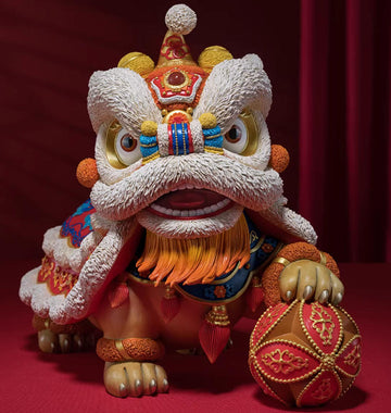 【Available Basic Edition DV】Lion Dance Auspiciousness brass Home crafts